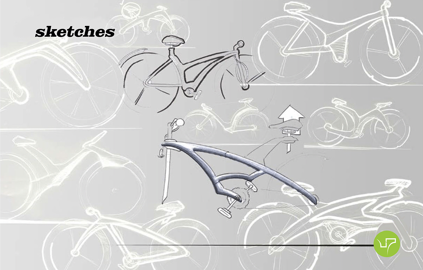 bikes recycle biomaterial industrial design  product design  Sustainability