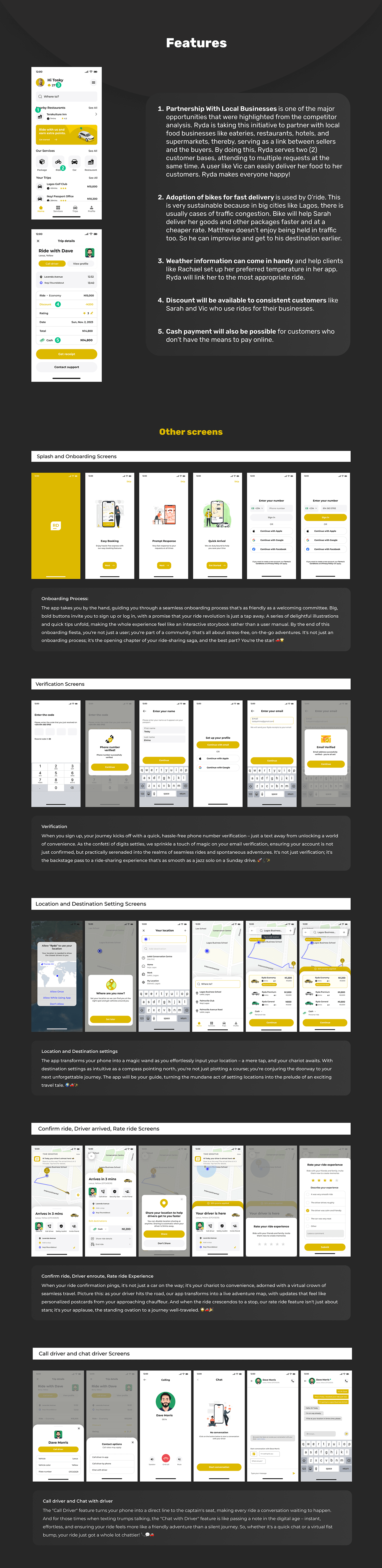 uiuxdesign Case Study mobile app design ride car stakeholders research ux UX design Figma