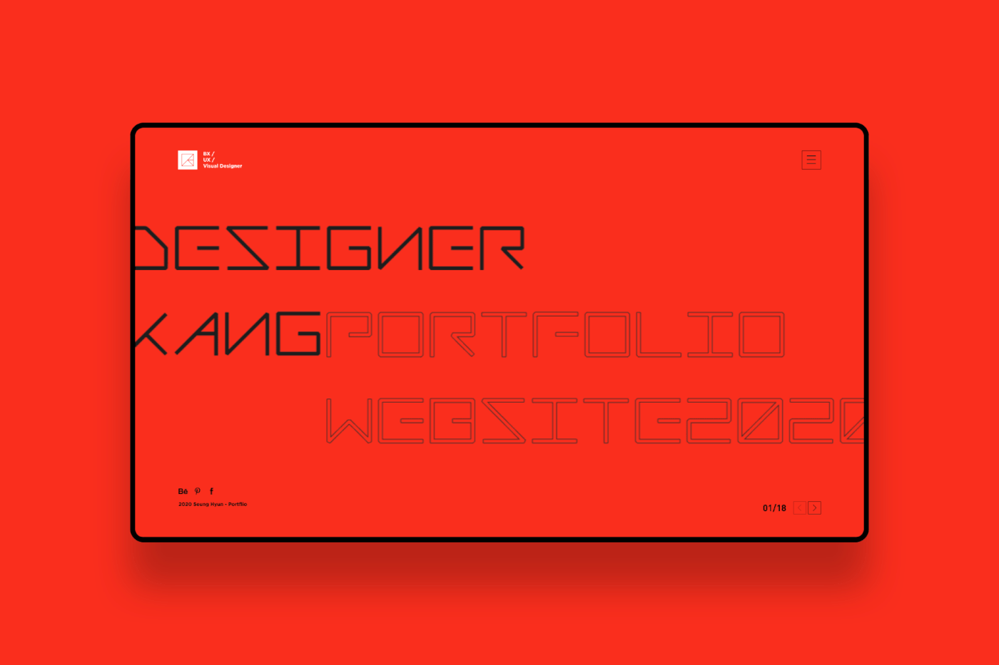 black designerkang Figma GUI mobile red Renewal UI/UX Web xD