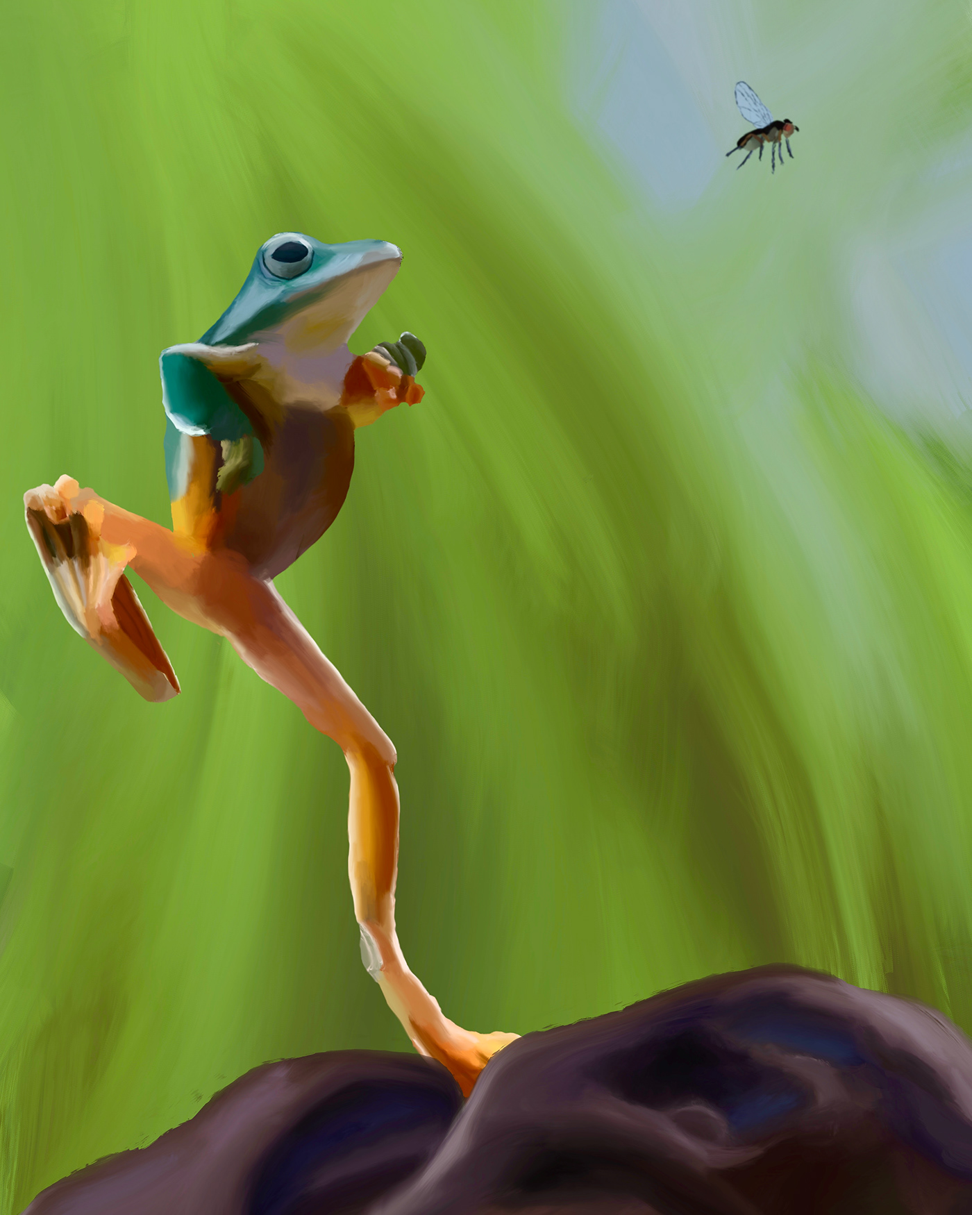 frog swirly