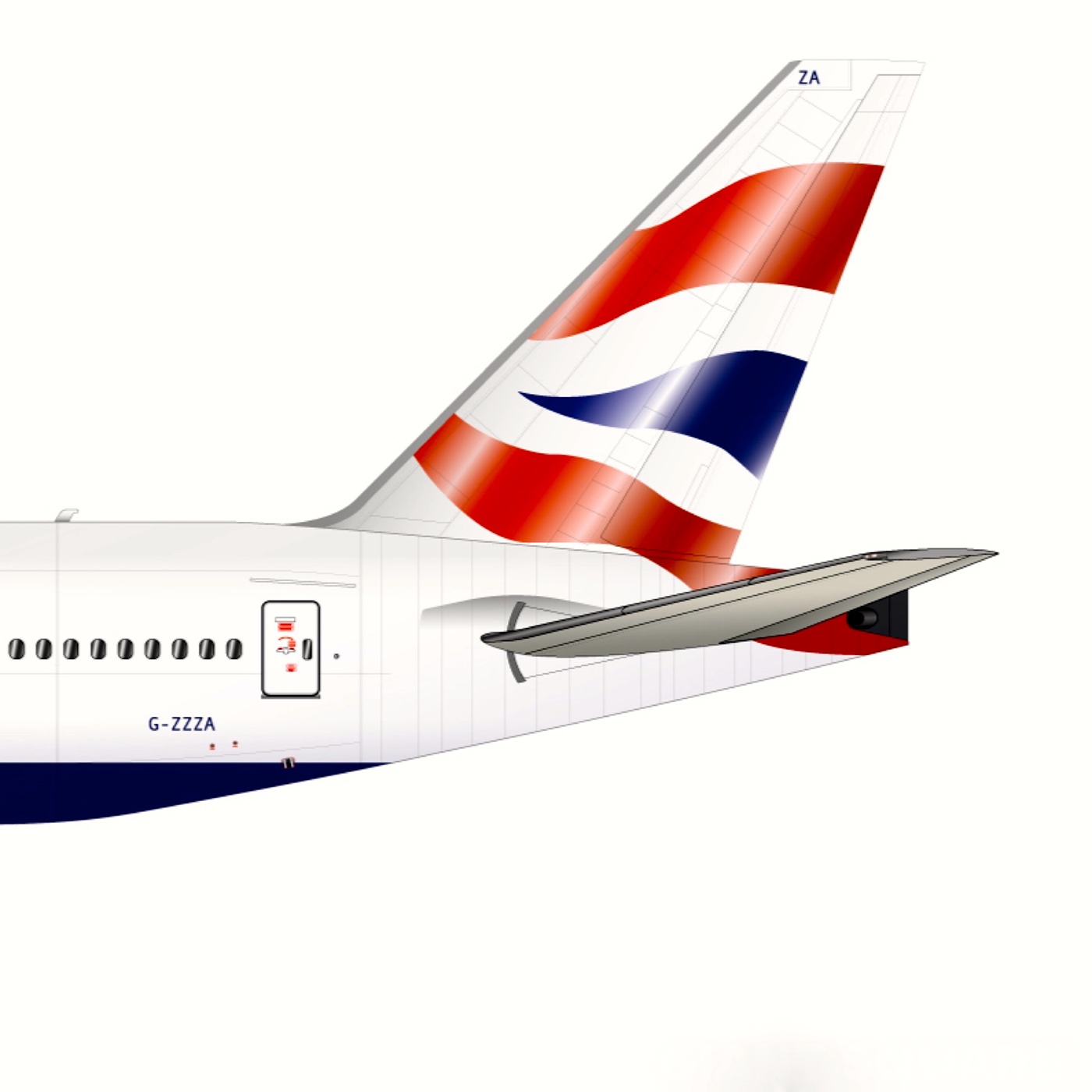 Airplane Boeing 777 Boeing777 British Airways