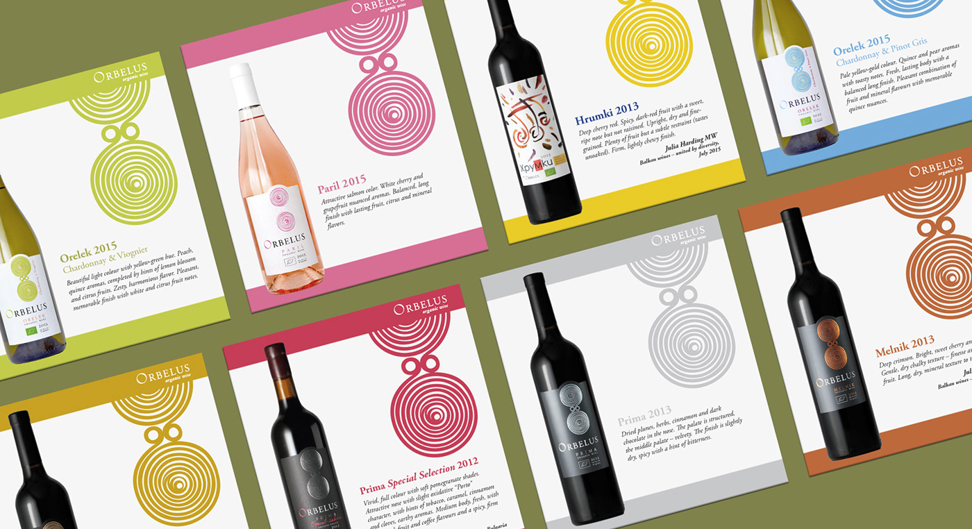 wine winery Booklet organic wine organic wine cards
