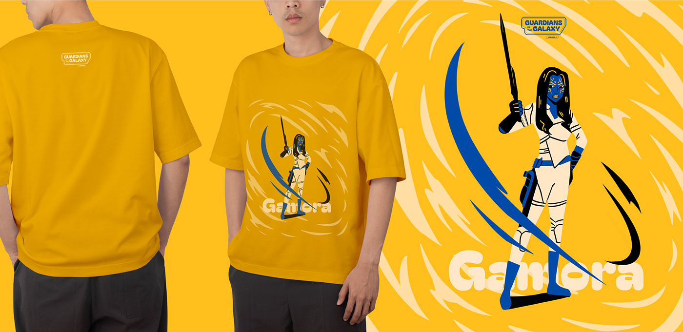 marvel gotg Fan Art Super Hero merchandise poster tshirt apparel T-Shirt Design guardians of the galaxy