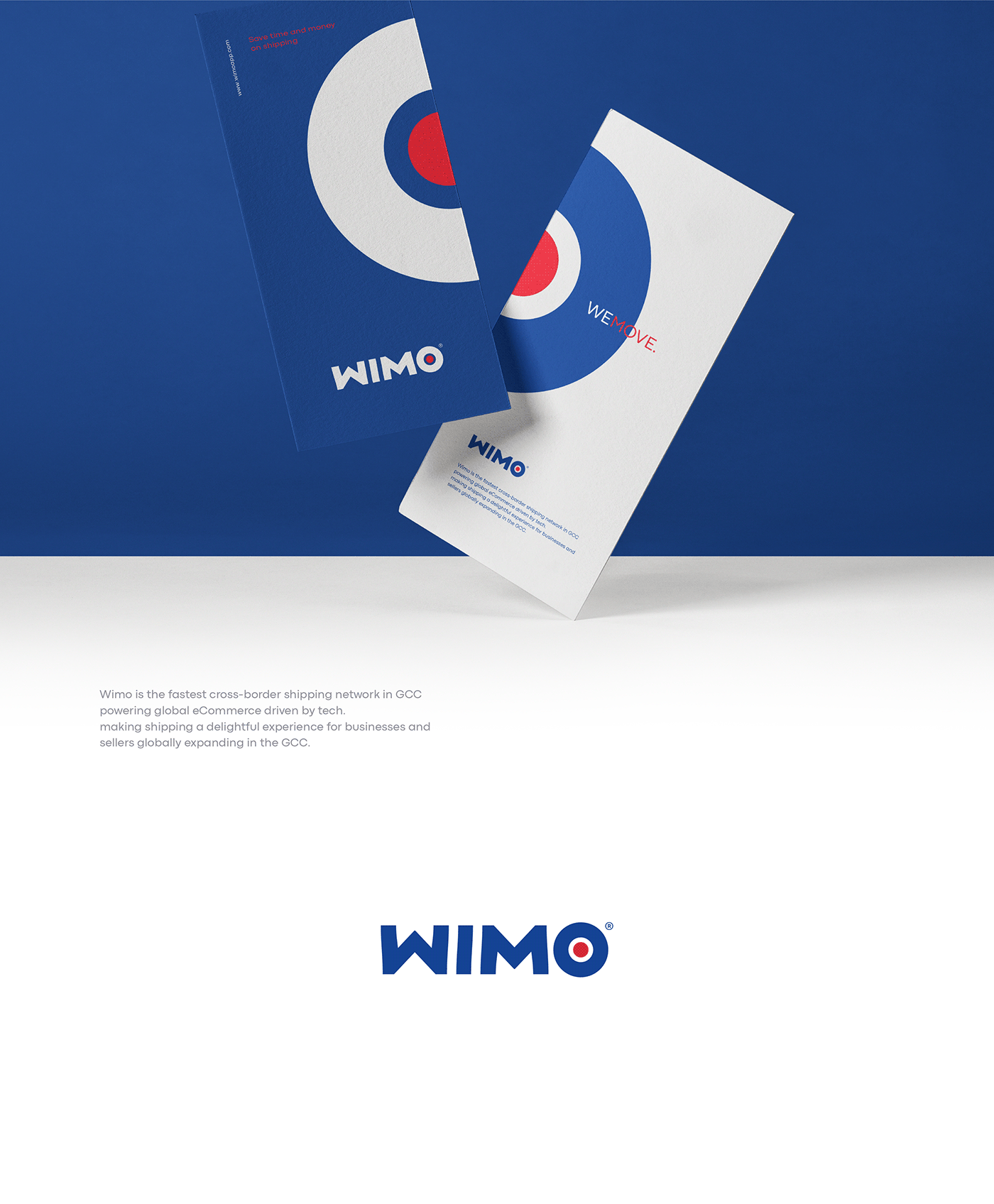 brand identity branding  creative logo shipping Wimo zeeny