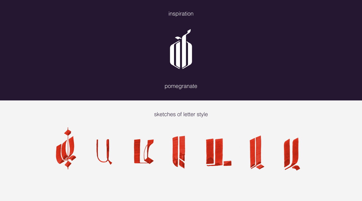 typo font Typeface pattern graphic design identity pomegranate Armenia Yerevan pilot parallel sketch