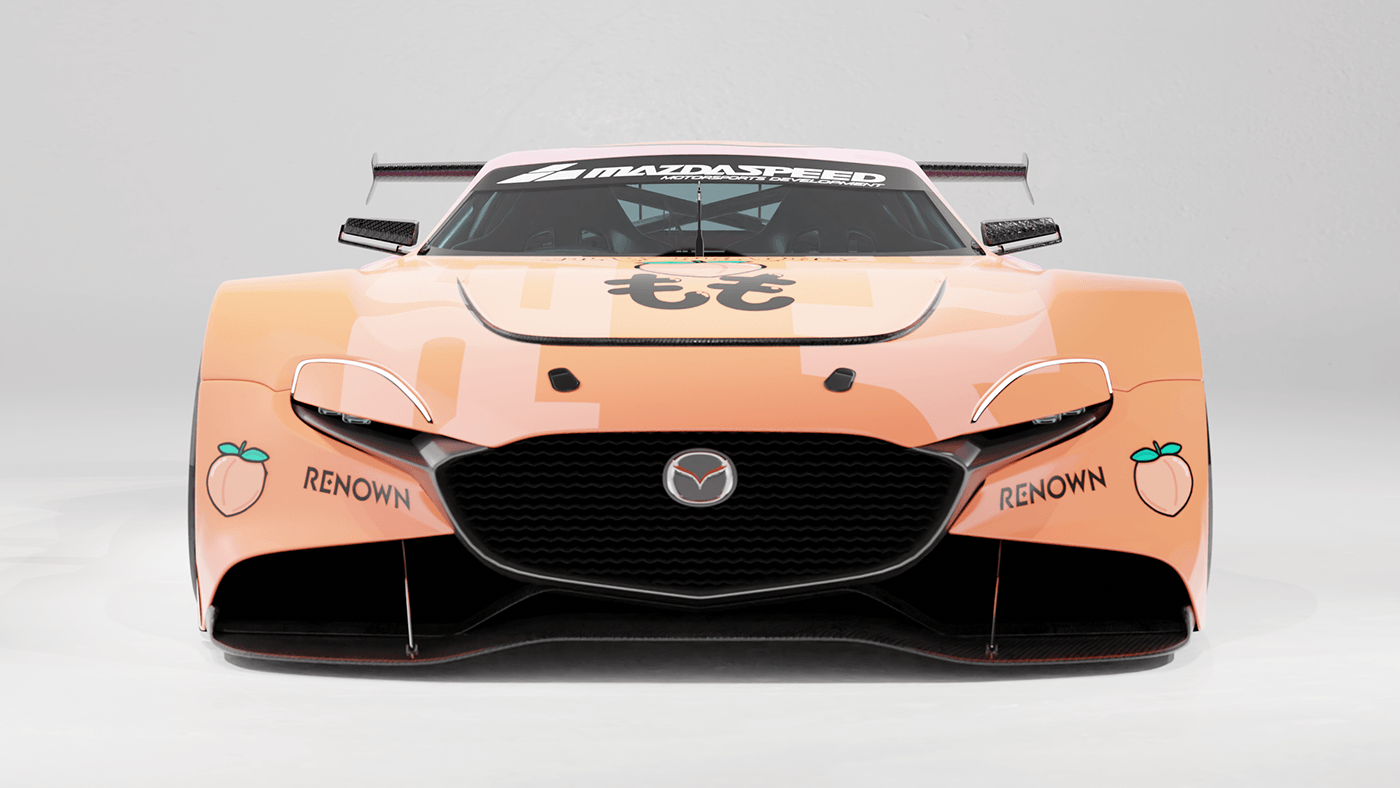 Vehicle car automotive   3D CGI Livery design concept race car Motorsport