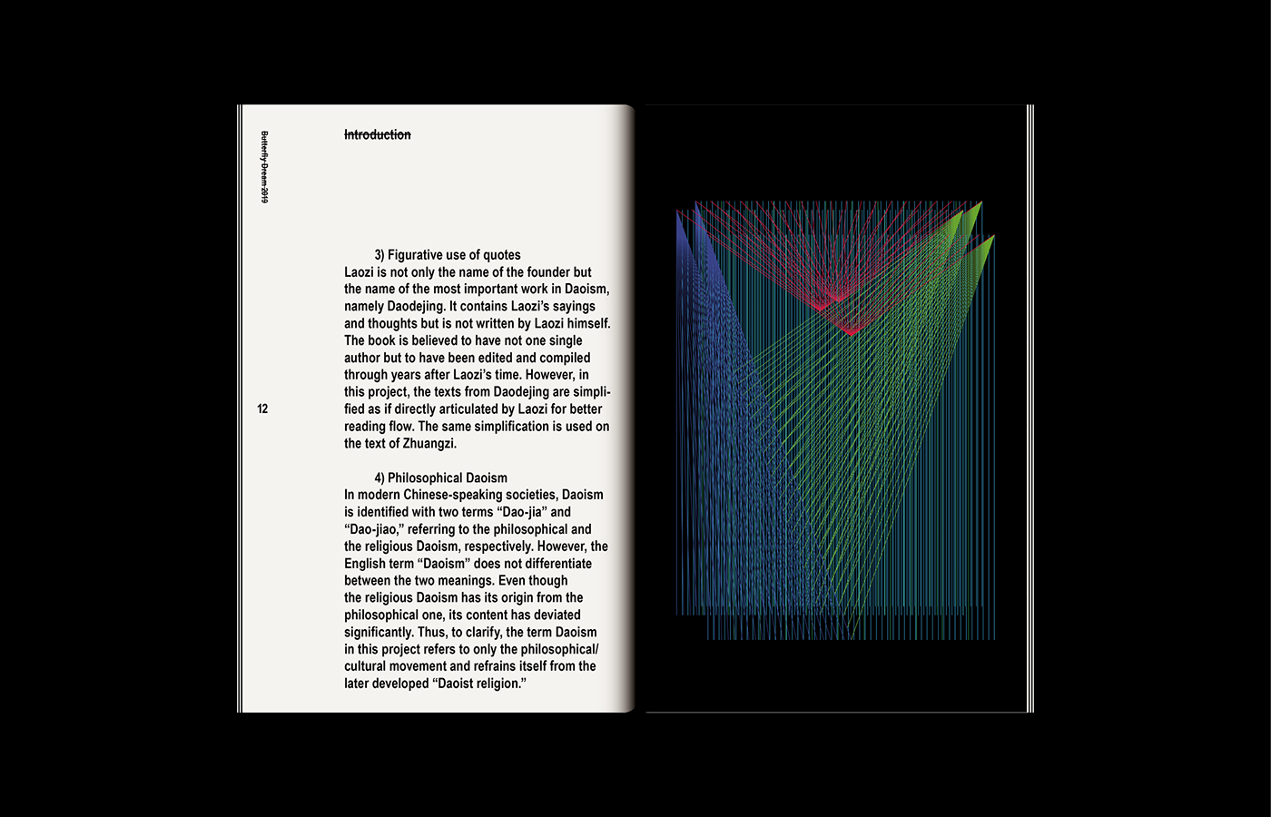 Daoism taoism philosophy  graphic design  editorial design  book design visual research design research
