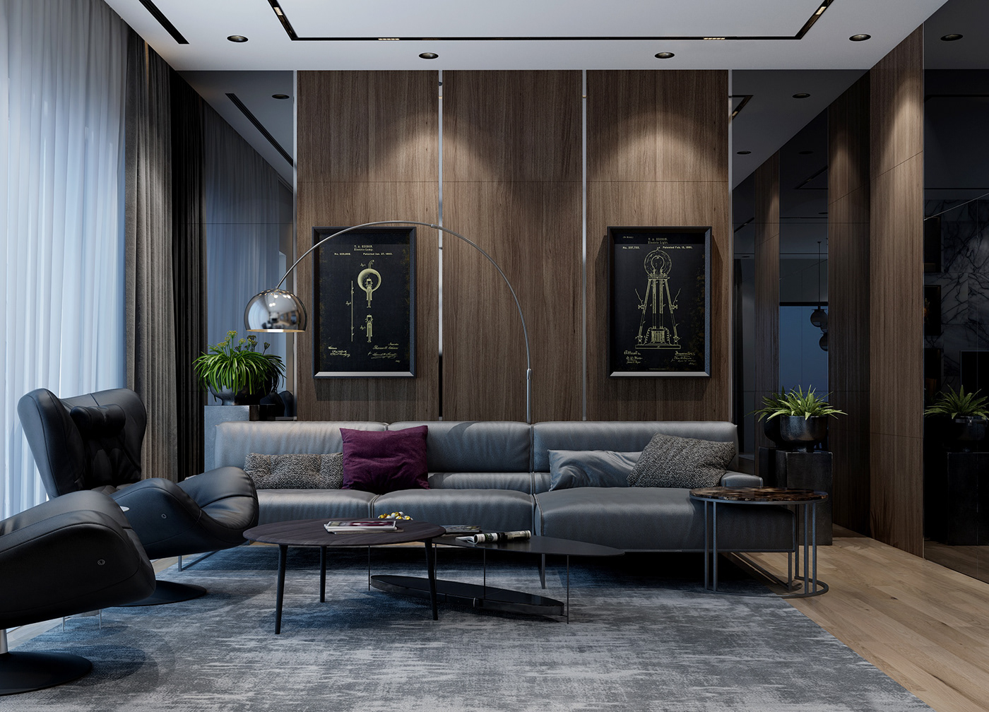  Modern  Living  Room  on Behance