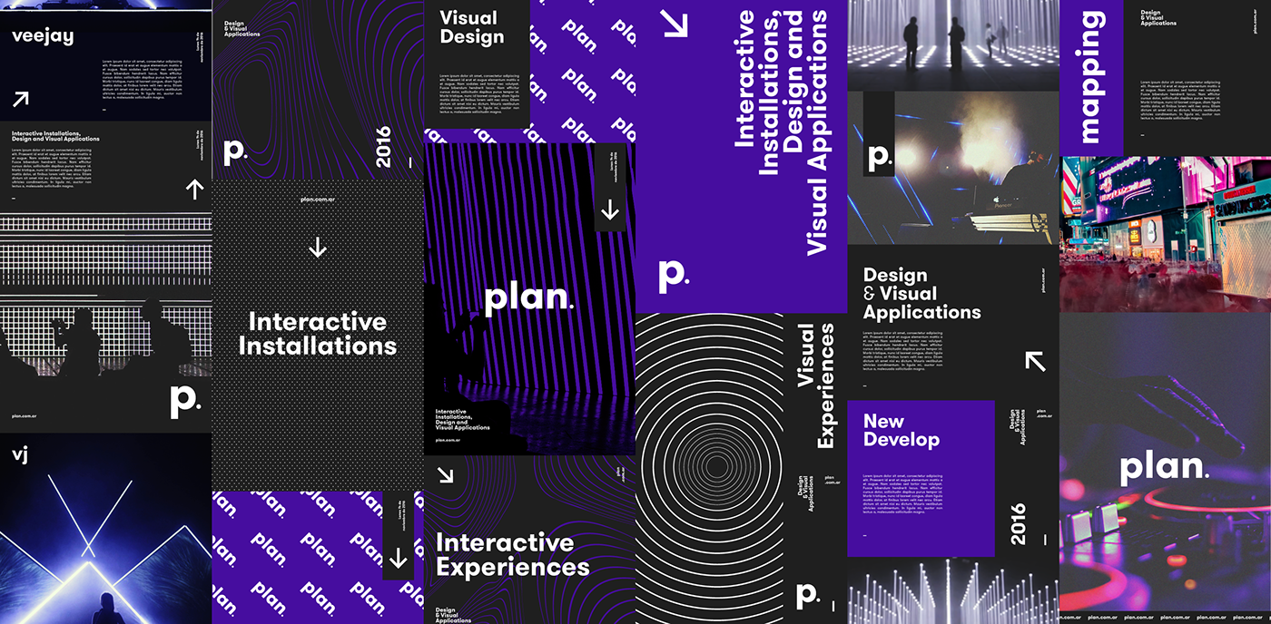Plan agency Audio visual branding  ID Stationery Web graphic design 