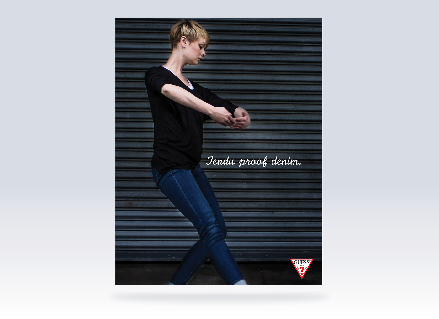 Adobe Portfolio Guess jeans dancers photograph art directio