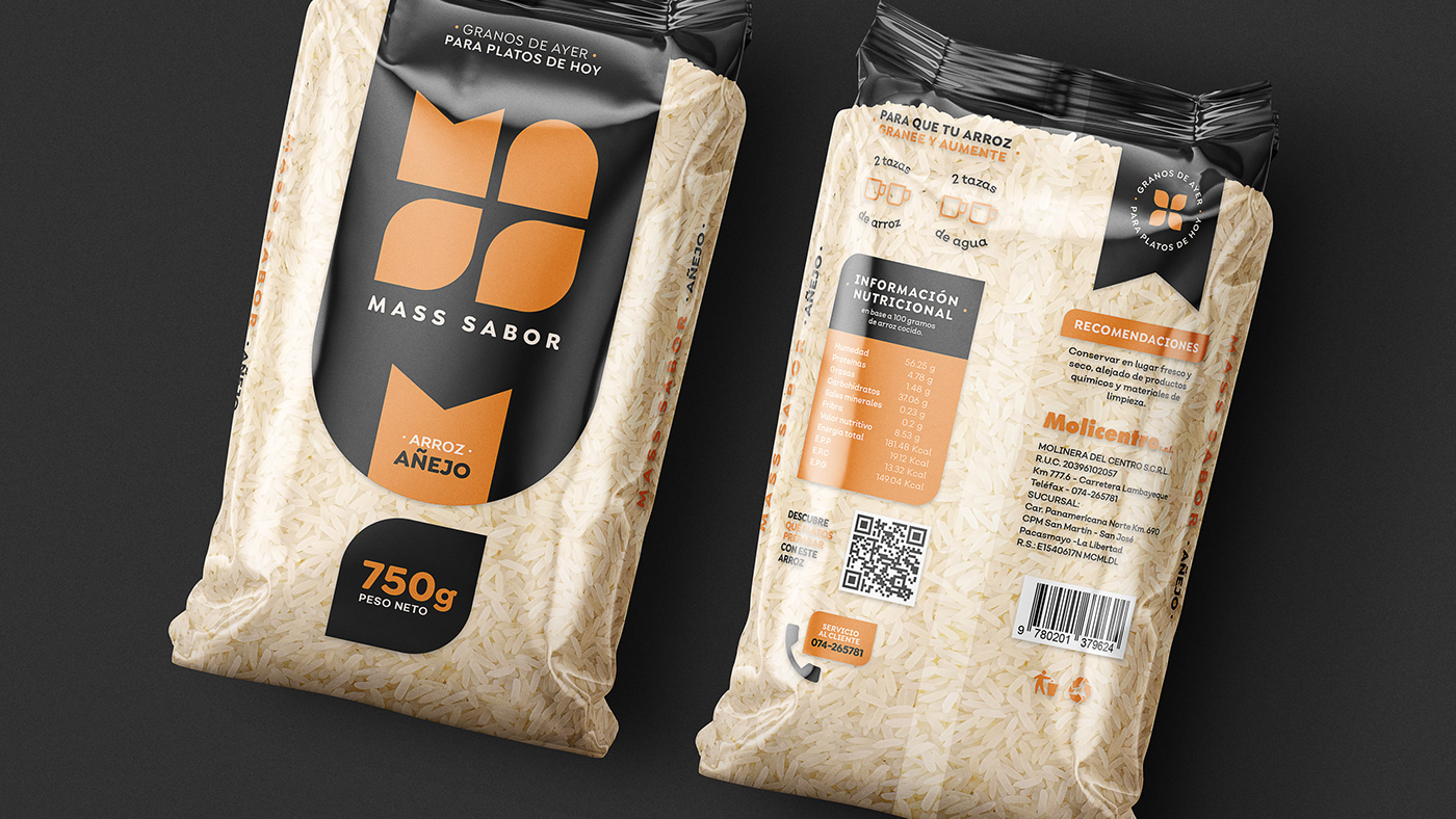 Brand Design brand identity branding  identity Logo Design Packaging Rice Rice Packaging visual identity