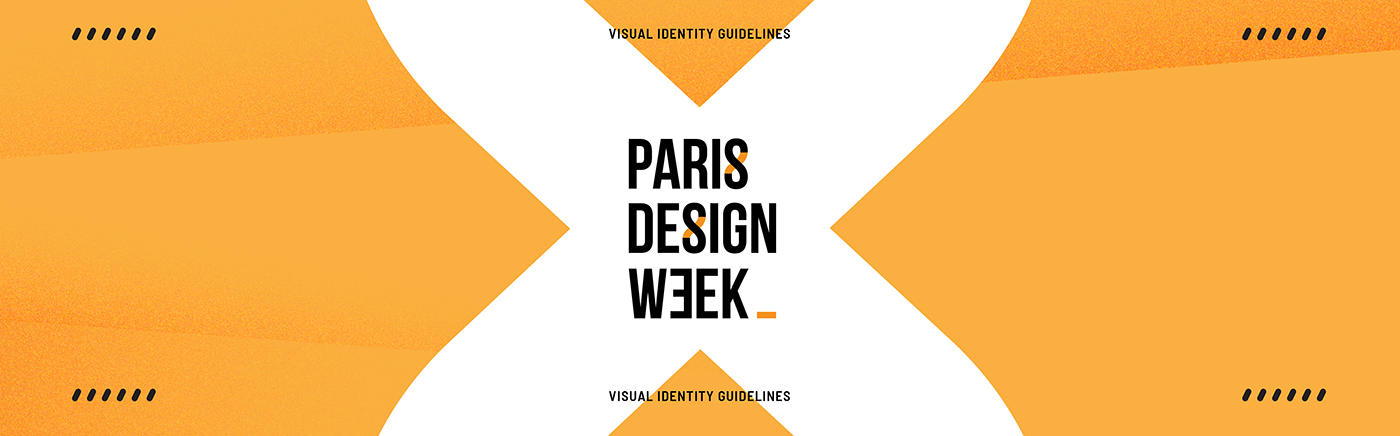 visual idenntity guidelines brand book brand guidelines Logo Design paris design week Style Guide branding  brand identity visual identity graphic design 