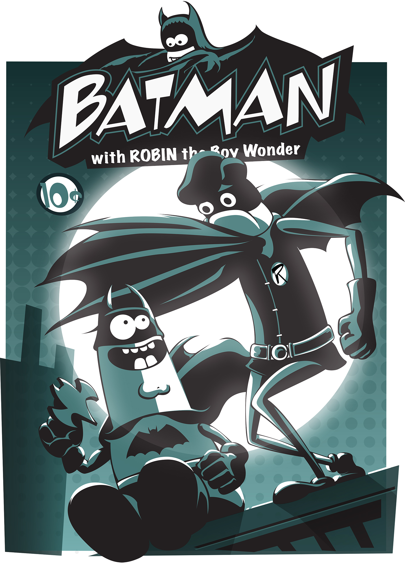 batman robin dynamic duo dark knight Boy Wonder comic aardman