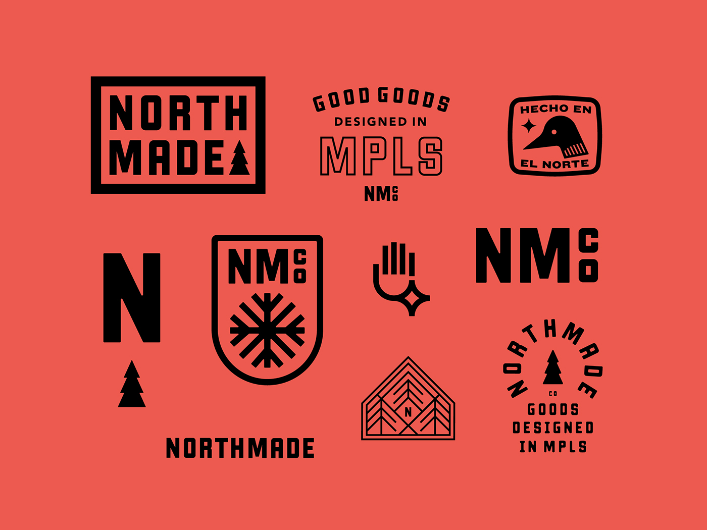 brand Clothing apparel north badge logo camping outdoors Nature minnesota