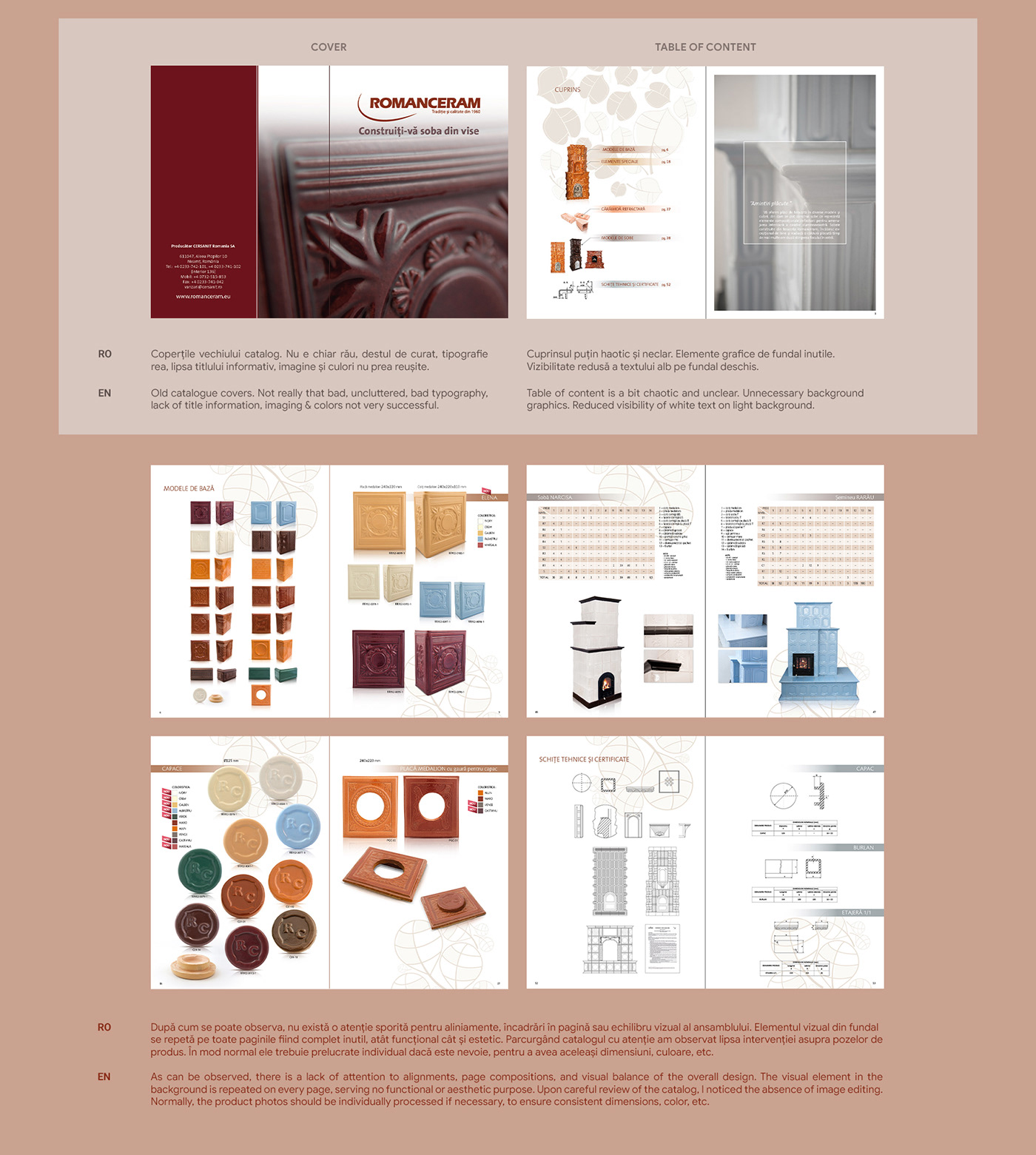 cersanit catalog Catalogue magazine print products Catalogue design InDesign