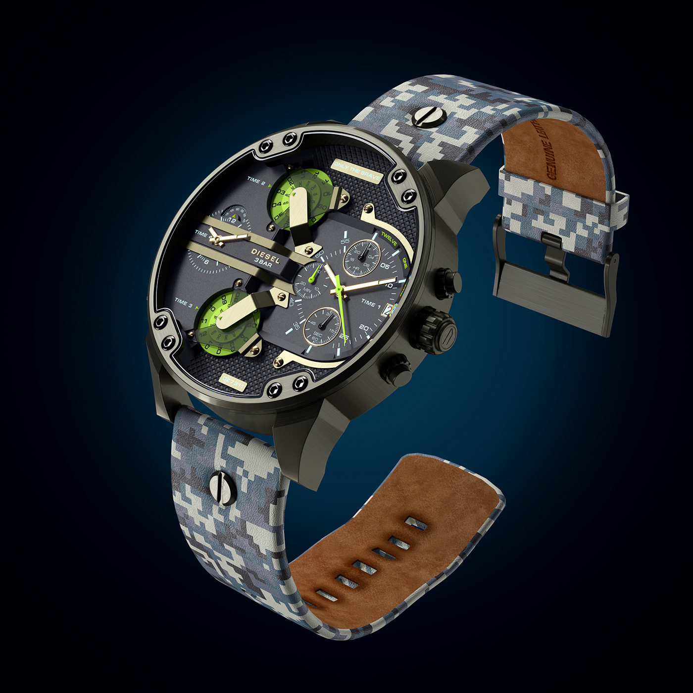 3D 3ds max CGI clock corona modern Render visualization vray watch
