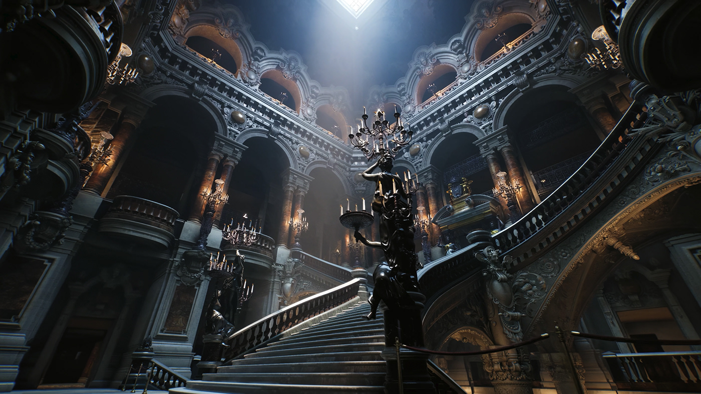 Unreal Engine Unreal Engine 5 CGI archviz Interior game 3D Render architecture visualization