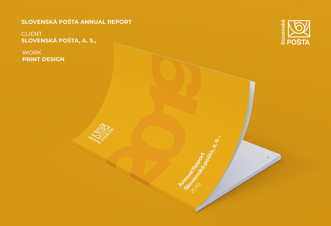 annual report brochure Beautiful Slovak post