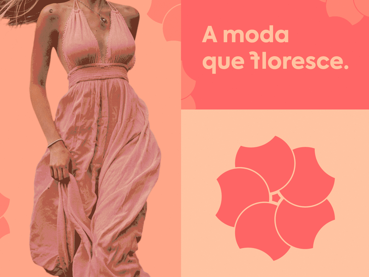 moda feminina Flores blossom blossoms Logo Design Cherry Blossom roupas femininas roupas moda Fashion 