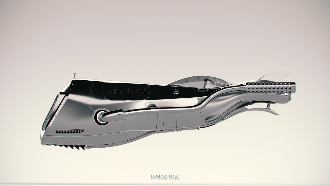Jet Vehicle racer sci-fi Flying