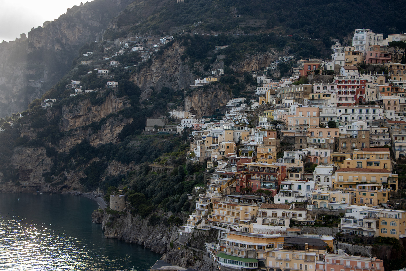 positano Italy amalfi amalfi coast cliffs houses Authentic Nature Landscape
