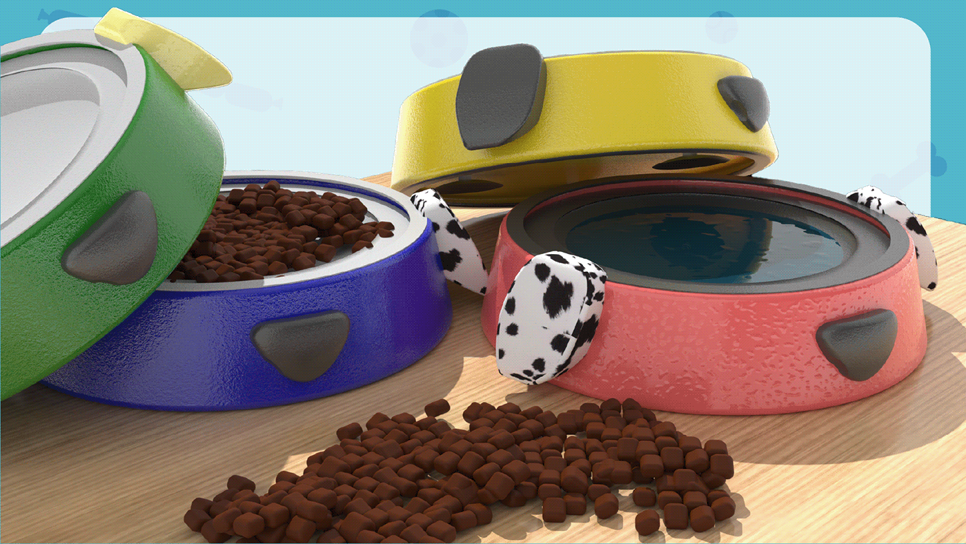 dog bowl product design  3D Rhino 3D dog dogs Pet dog food pets Cat