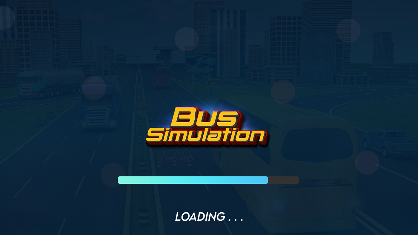 game ui Game Ui/UX game ui design game design  bus simulator Bus Simulation Game bus simulator game ui UI/UX user interface ui design