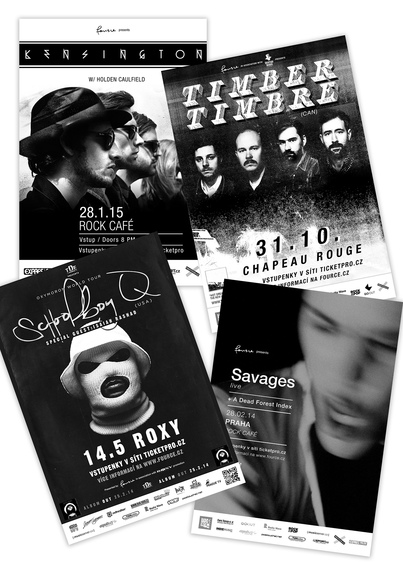 Events flyers gig music posters venue