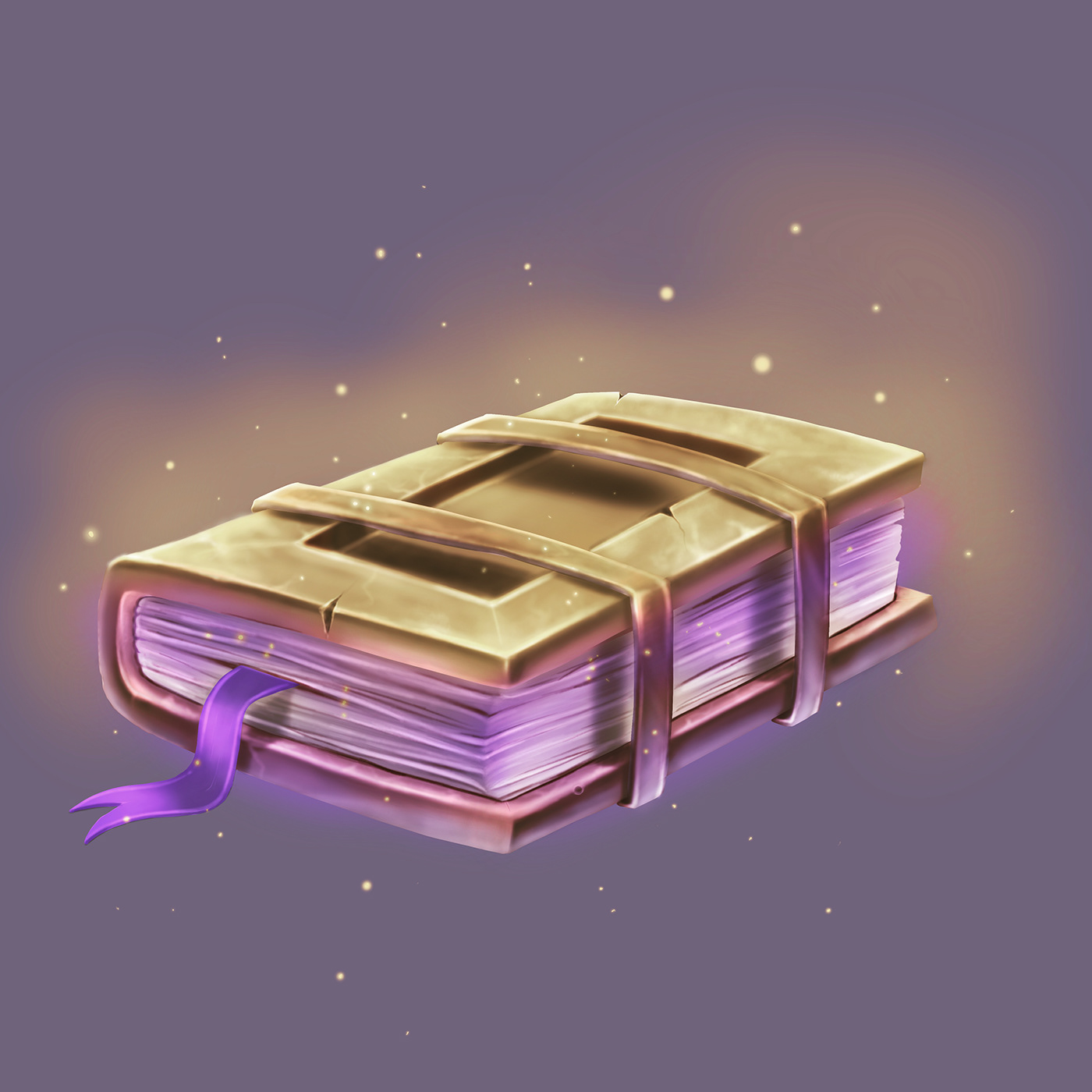 book concept art enchanted Game Art game asset item design magic book Spell Book stylized stylized item