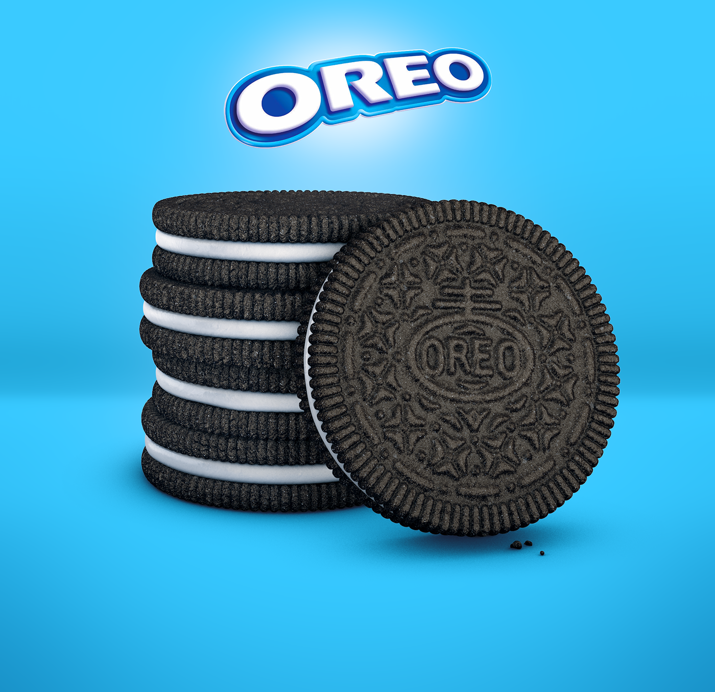 oreo biscuits 3D realistic Packaging