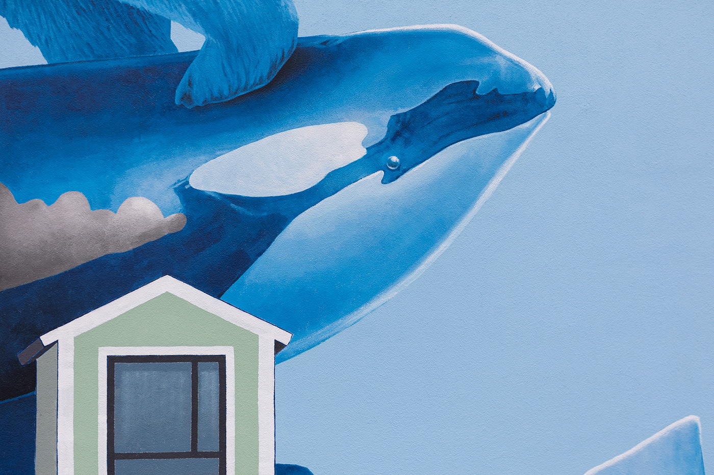 artwork bear hamburg house killerwhale Mural painting   sperm whale streetart Whale