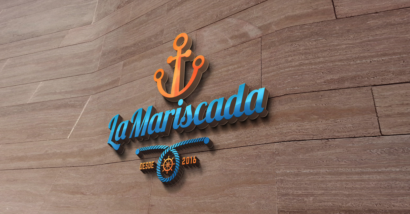 #branding #marca #logo mariscos seafood