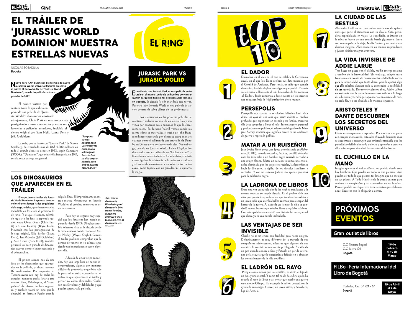 newspaper editorial InDesign typography   Graphic Designer editorial design  diseño Digital Art  vector periodico