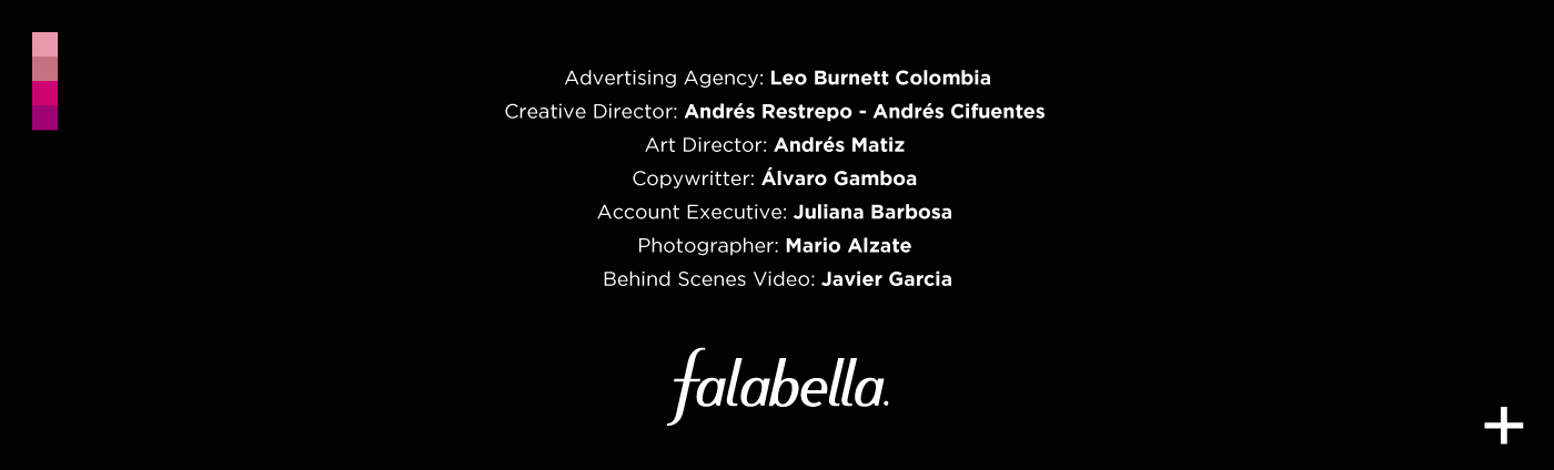 colombia Leo Burnett falabella Retail ad Fashion  art direction  shooting Photography 