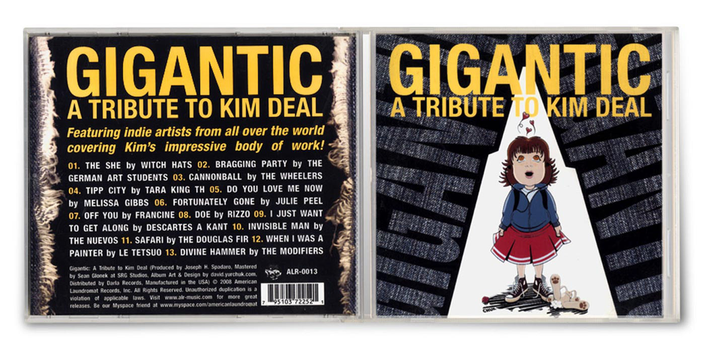 art direction  graphic design  ILLUSTRATION  album art music indie tribute pixies Kim Deal