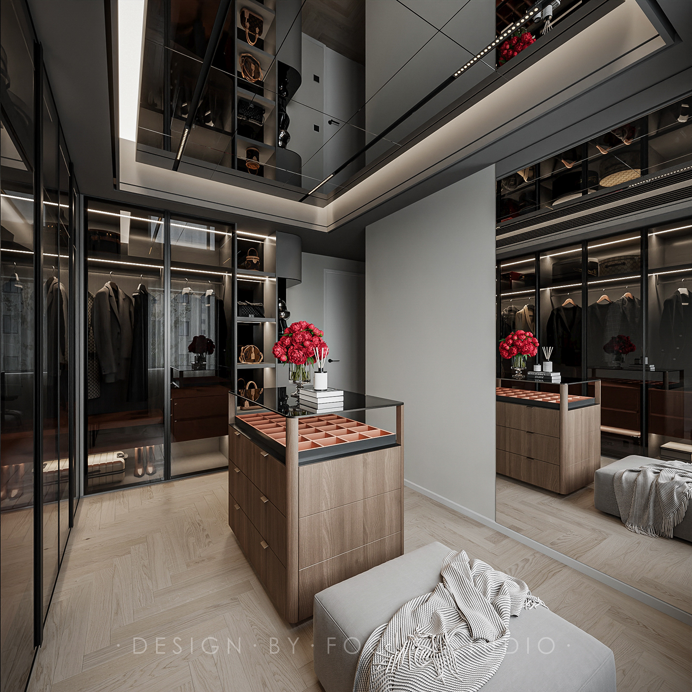 architecture bedroom design furniture kitchen living room modern Render visualization