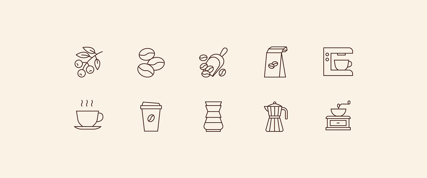 Coffee coffee logo coffee shop coffe cafe Packaging packaging design package design  package Logo Design