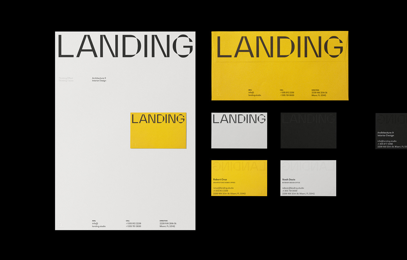 architecture branding  minimal motion print Stationery typography   visual identity Website Website Design