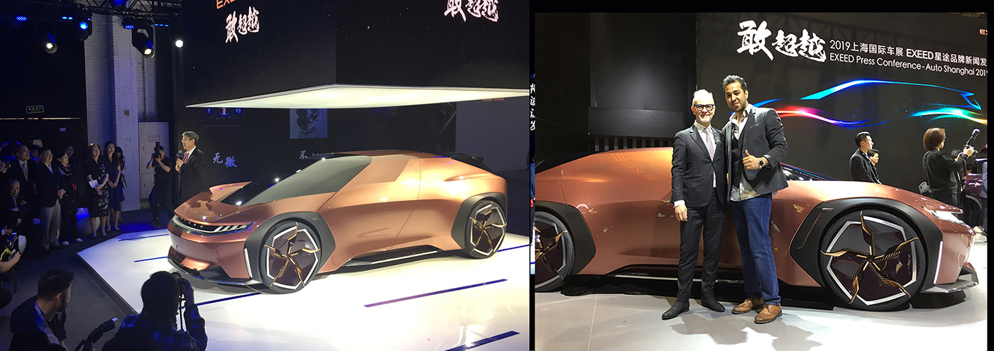EXEED EIUV CONCEPT Autoshow shanghai concept car chery exterior design architecture futuremobility interiordesign futuristic