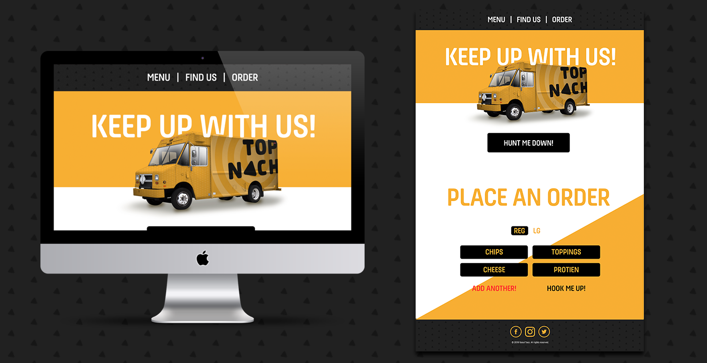 umsl type menu brand nacho bar Nacho Bar Food Trucks Take out