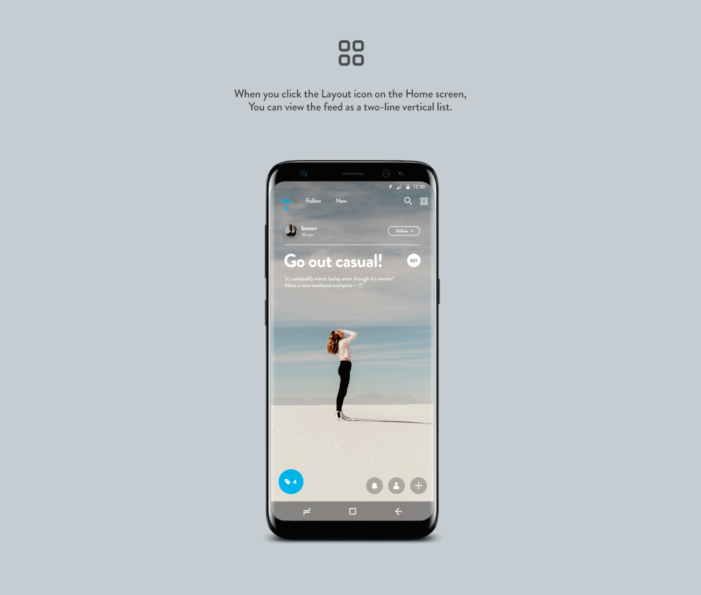 mobile app UI Character motion Fashion  ux