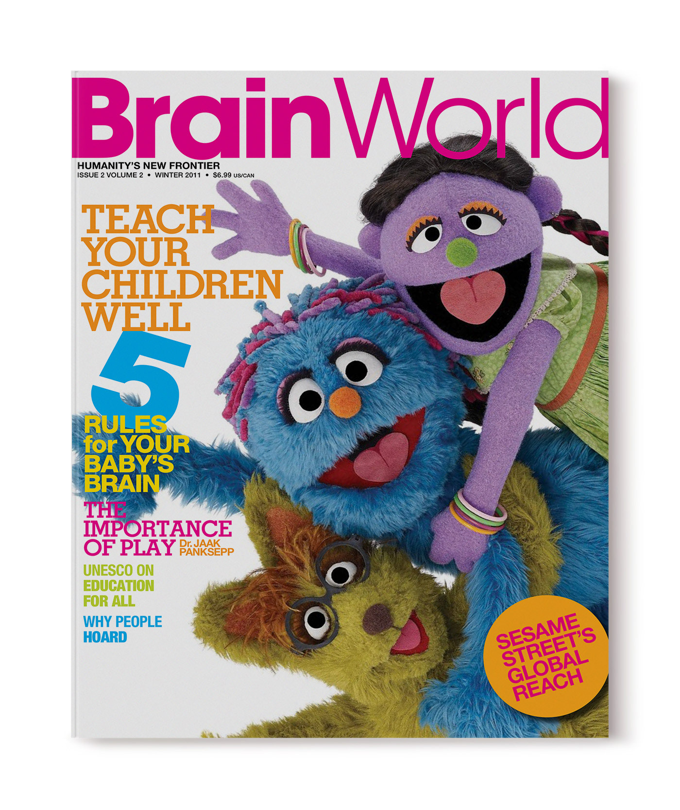 bill smith Brain World magazine cover design lay out spreads publishing   publication designsimple