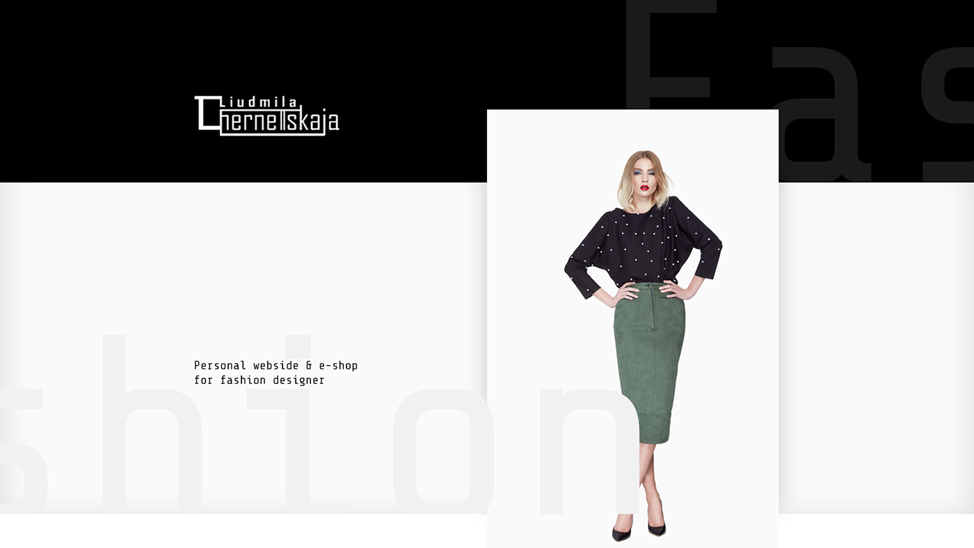 Web Design  UI ux e-commerce Fashion 