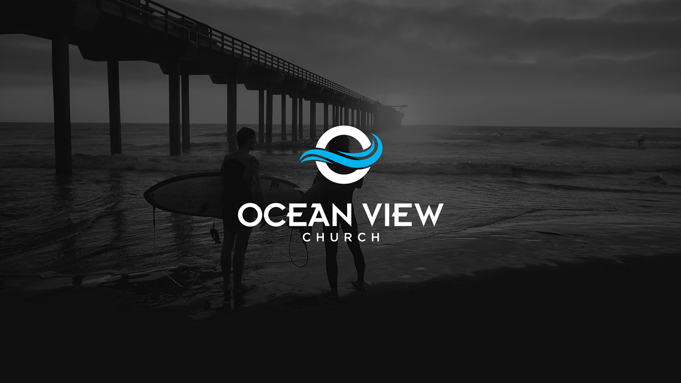 Ocean View Church Identity on Behance