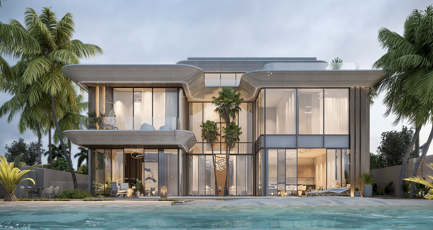 Qatar architecture archviz visualization Render architectural design 3ds max exterior vray