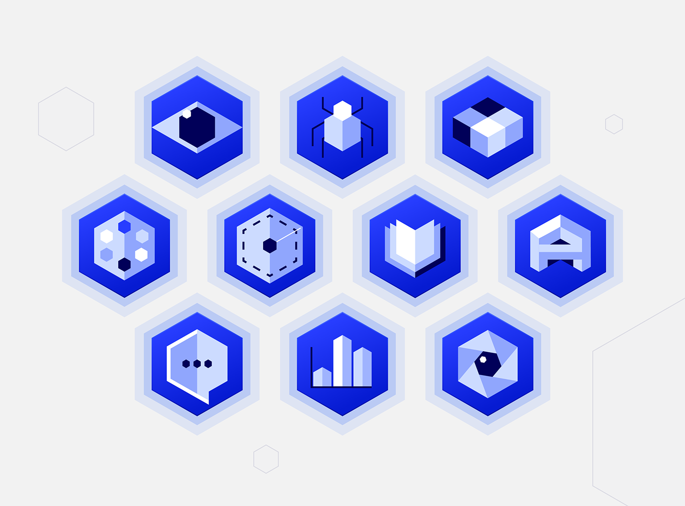 Showcasing of a selection of custom icons designed for NEXTPART’s platform.