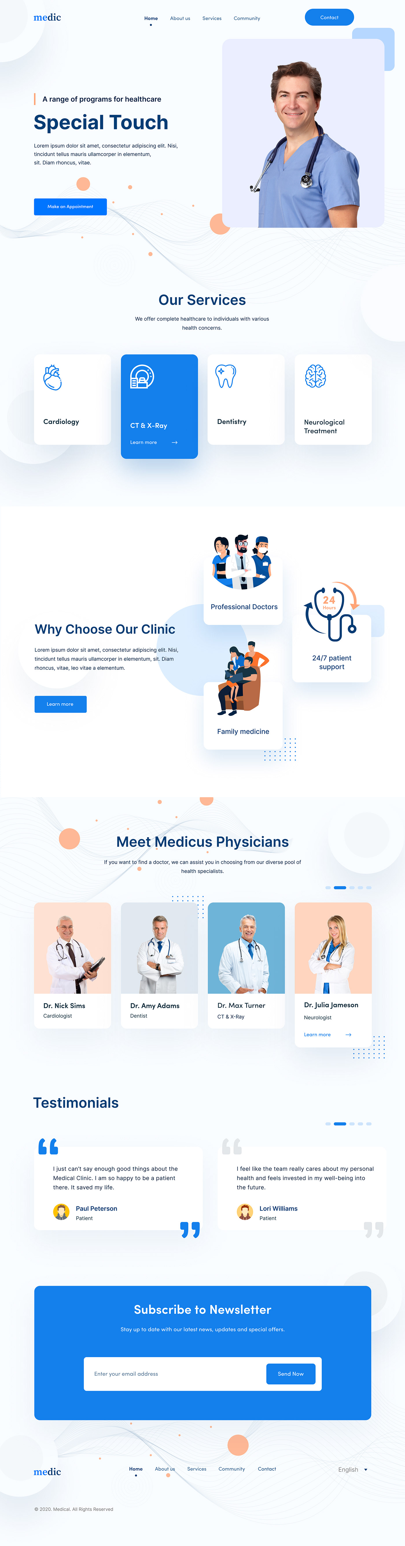 best ui design hospital website landing page Medical Website Medicine Website ui design UI UX design UX design web app Website Design