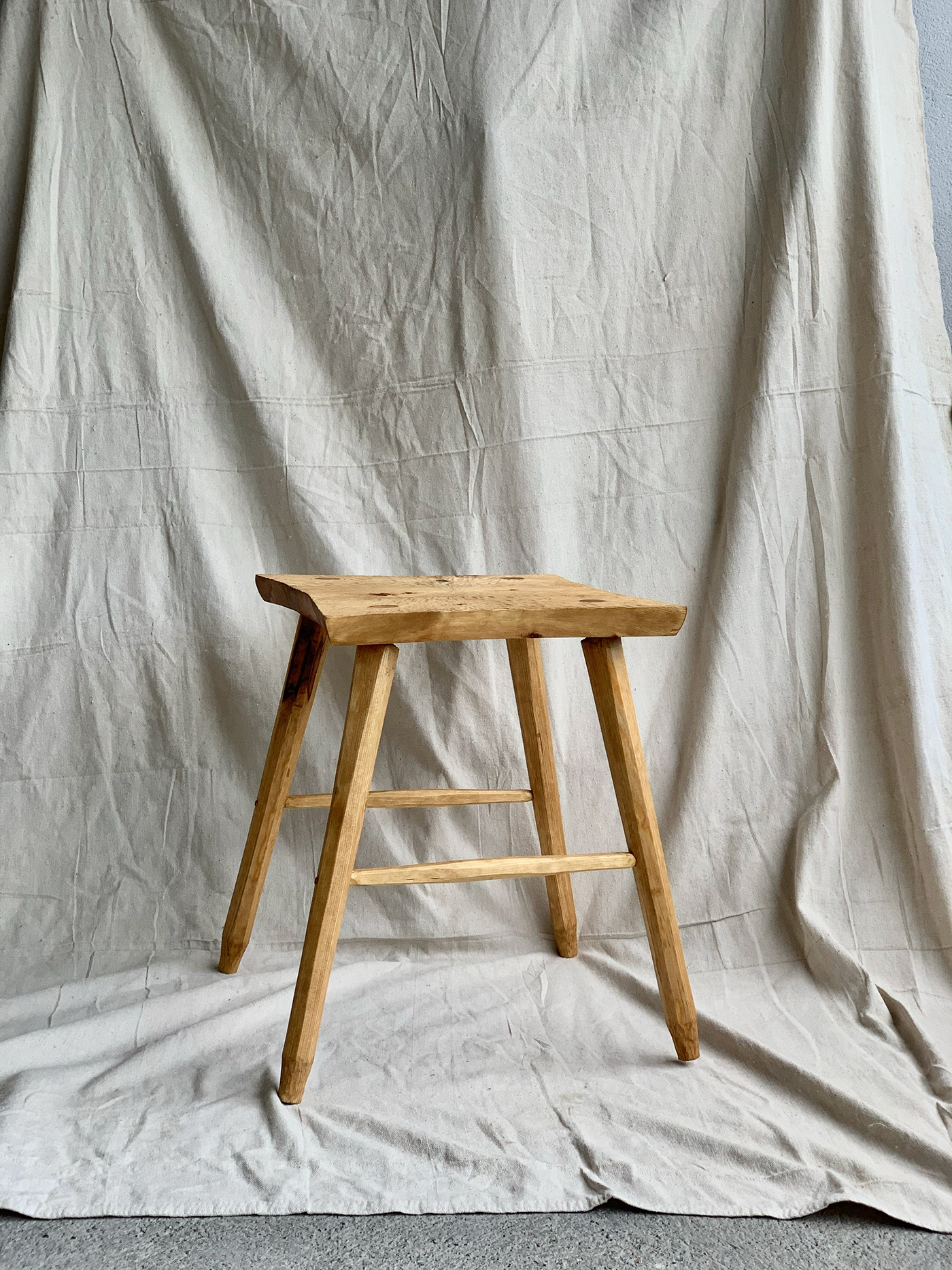 furniture furniture design  stool Wabi Sabi woodworking