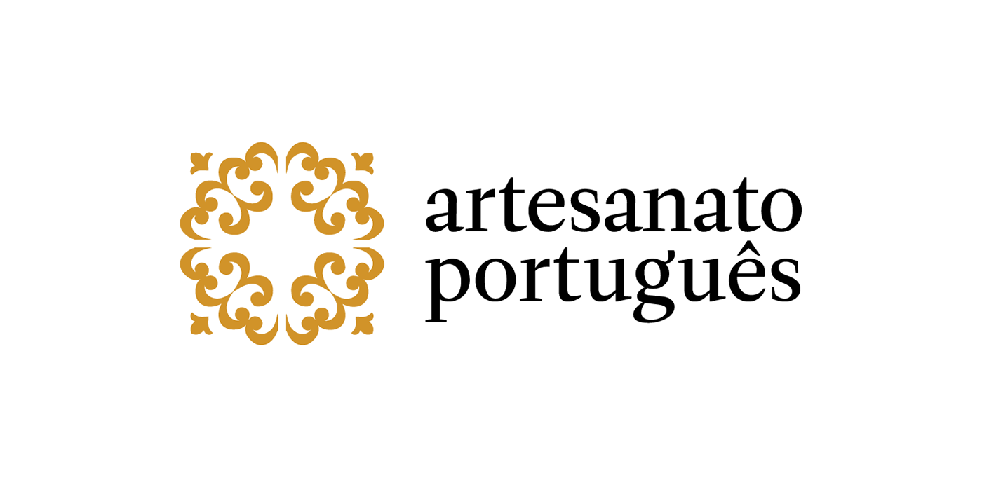 artesanato português marca azulejo arts manuelino Portugal cultura ouro logo Logotipo nacional
