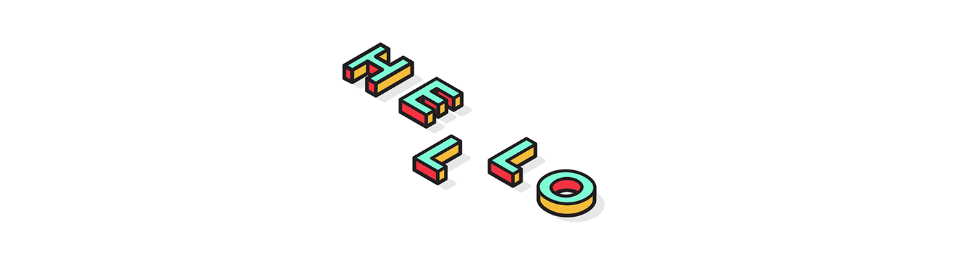 type word letras tipografia diseño letter tipography diseño gráfico 3D ilustrator